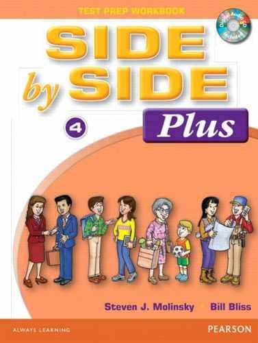 Side By Side Plus 4 Test - Paperback, by Molinsky Steven; Bliss - Very Good p