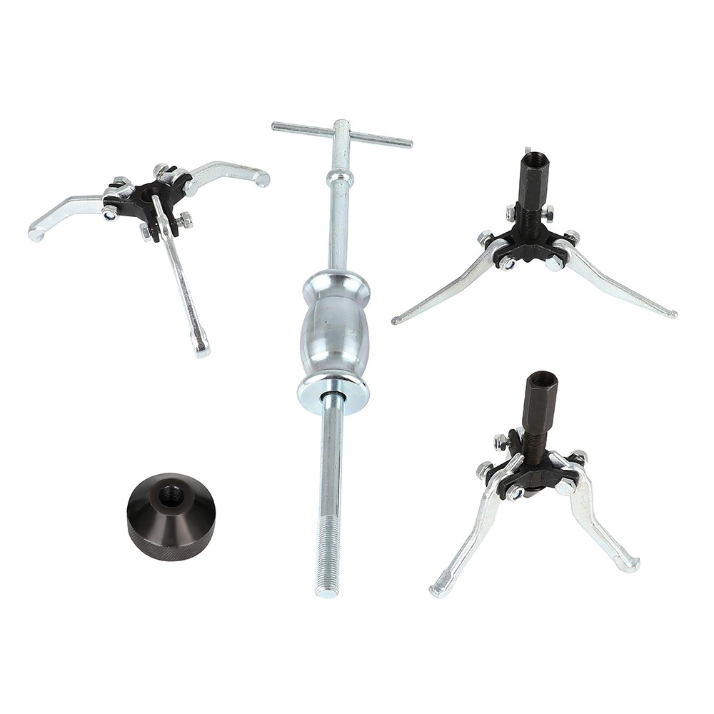 3 Jaw Gear Bearing Slide Hammer Puller Internal External Puller Tool Kit