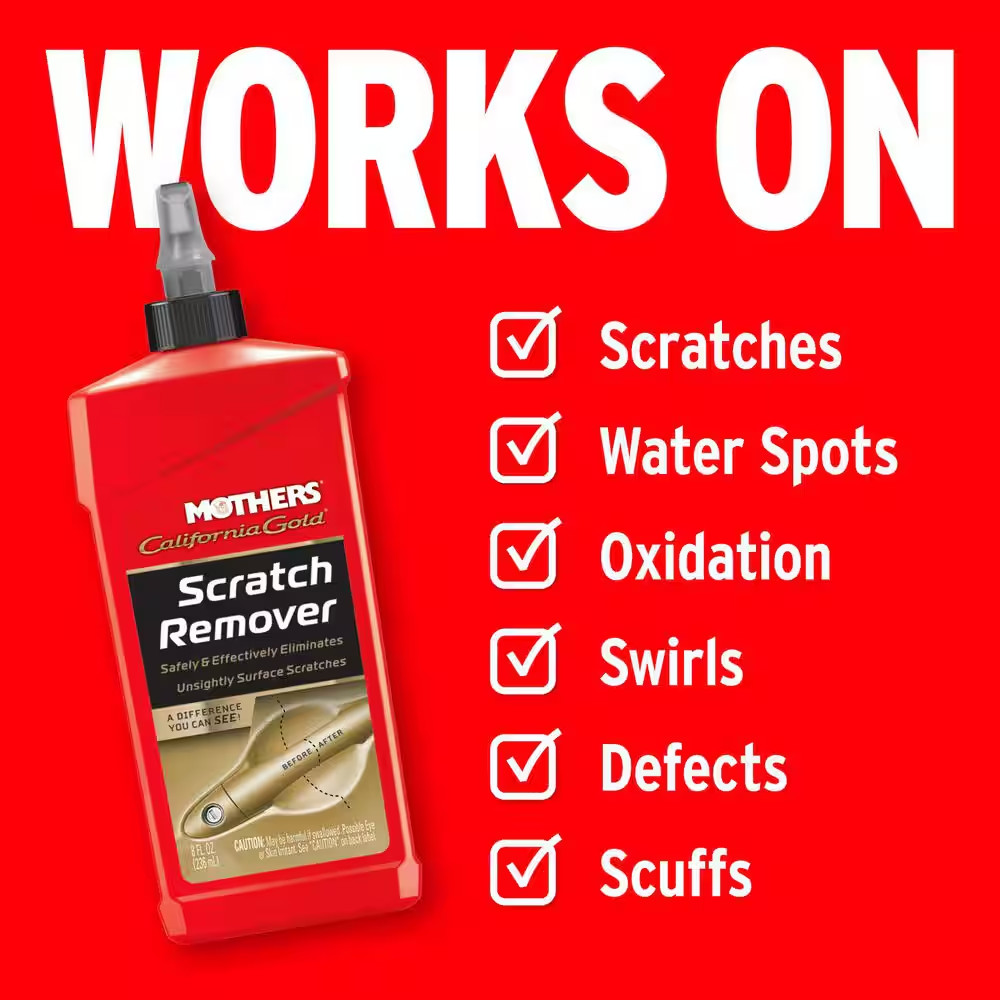 8 Oz. California Gold Paint Scratch Remover Liquid