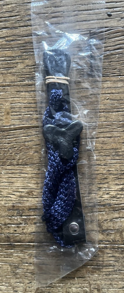 Sound Hole Guitar/Uke Rope Strap Blue