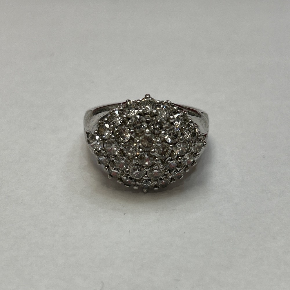 Vintage 925 Solid Sterling Silver Gemstone Ring