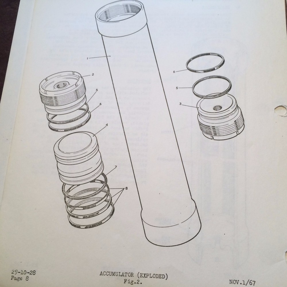 Electro-Hydraulics Type 4085 4089 Accumulator Overhaul Manual
