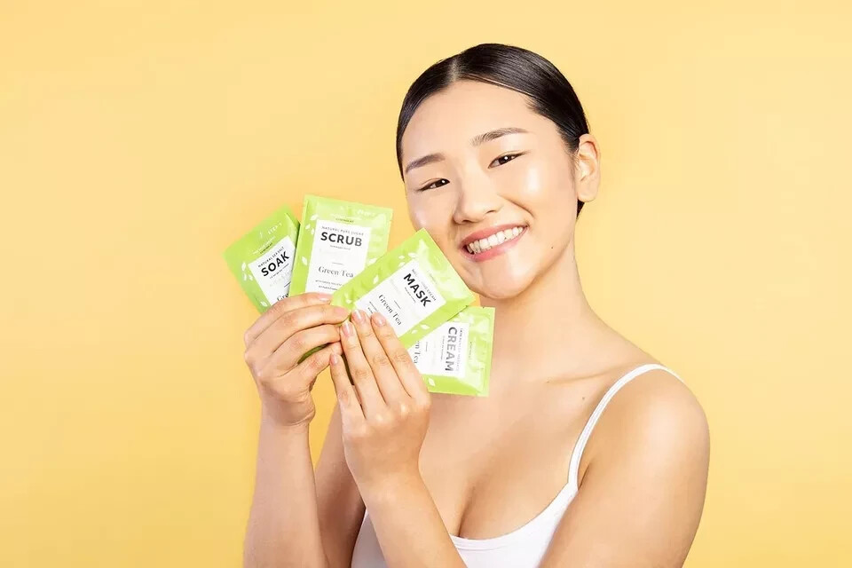 Avry - 4 Step Pedi Kit - Green Tea