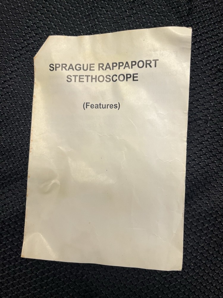Everest Sprague Rappaport Stethoscope