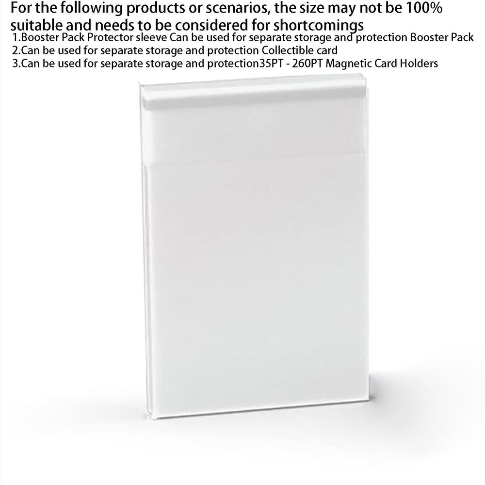 Booster Pack Protector Sleeves,Apply Booster Pack case Card Acrylic Protector...