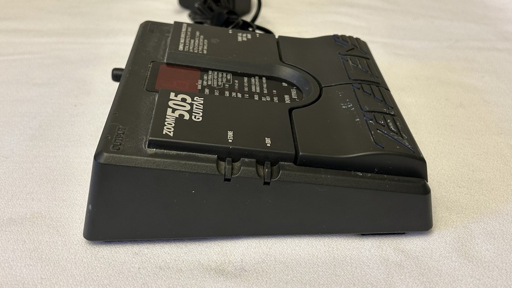 Vintage Zoom 505 Guitar Compact Multi Effects Processor W/ Power Supply Works!