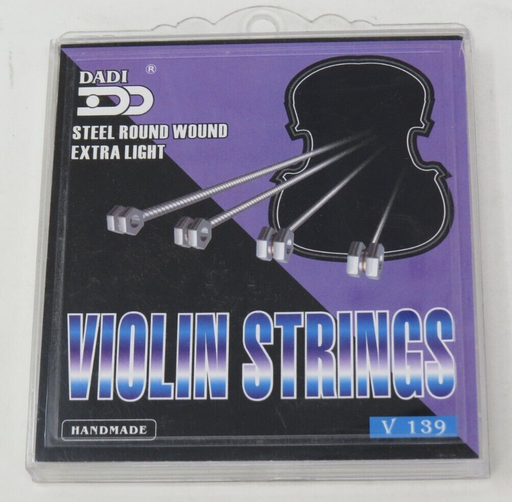 Steel Round Wound Extra Light Violin Strings V139