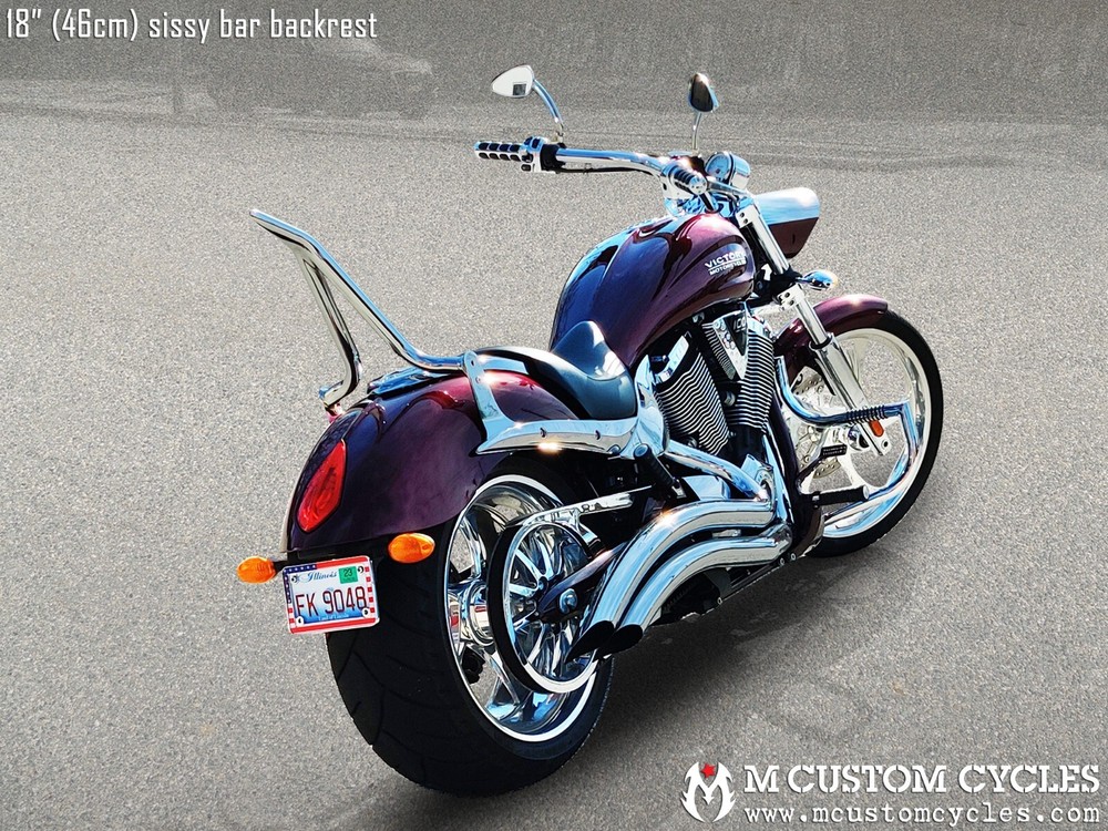 Victory Jackpot ACE Sissy Bar Passenger Backrest