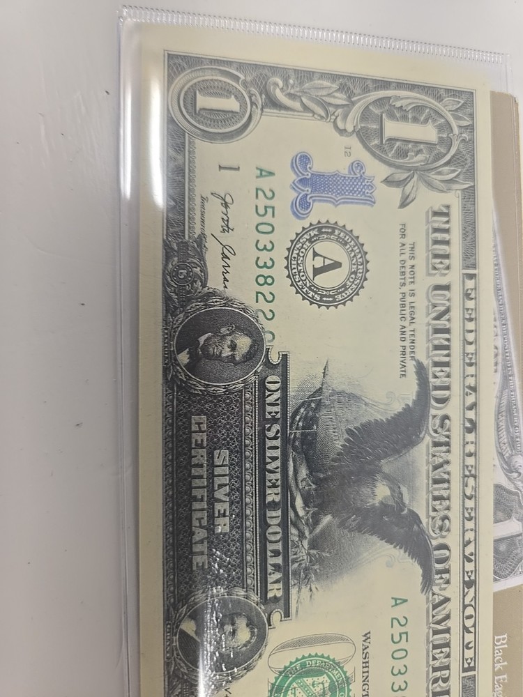 Black Eagle Commemorative $1 Silver Certificate