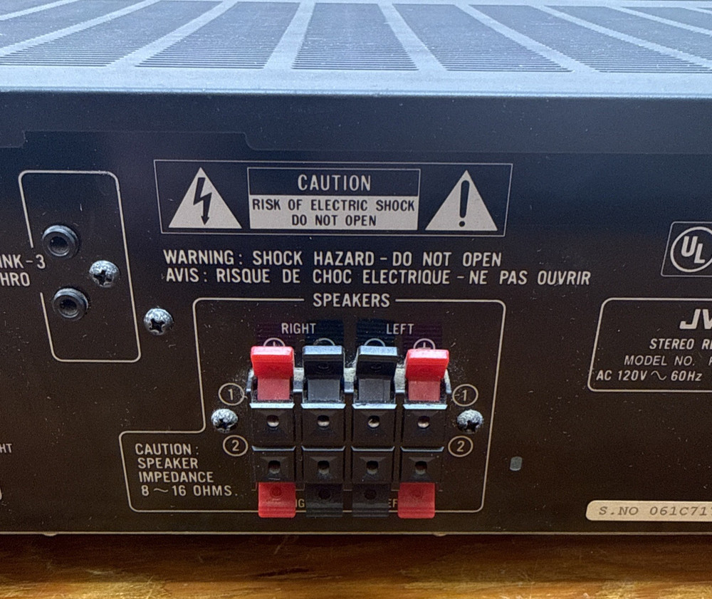 JVC RX-318 Receiver 110wpc
