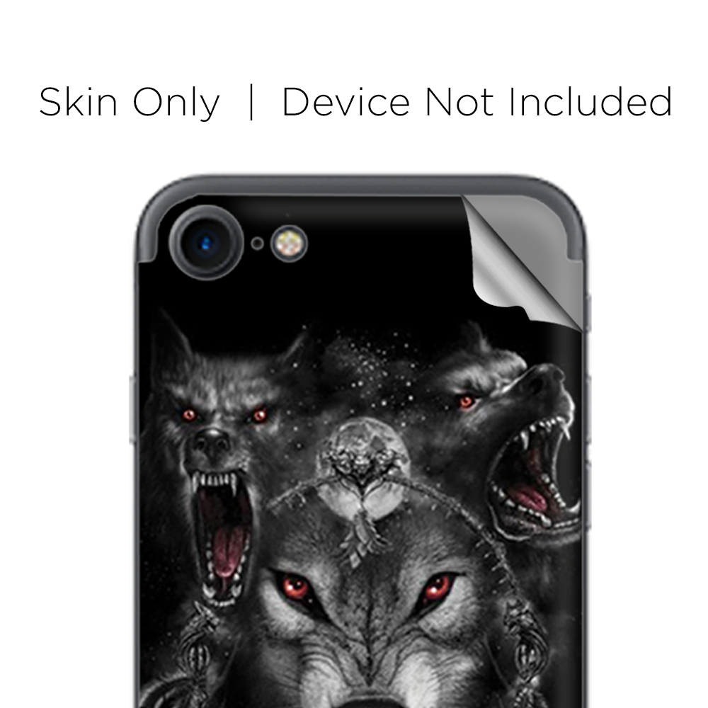 Apple iPhone 7 / 8 Skins Decal Wrap Angry Wolves Pack Howling