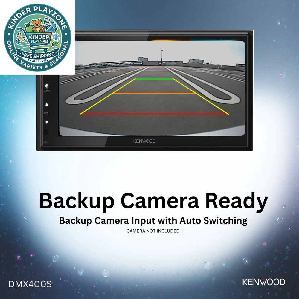 DMX400S 6.8" Digital Multimedia Receiver with Apple Carplay & Android Auto, Back