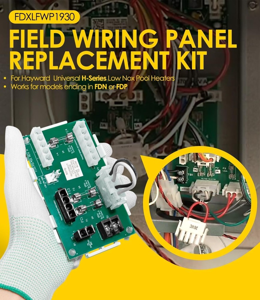 FDXLFWP1930 FD Field Wiring Panel Replacement Kit for Hayward Pool Heater