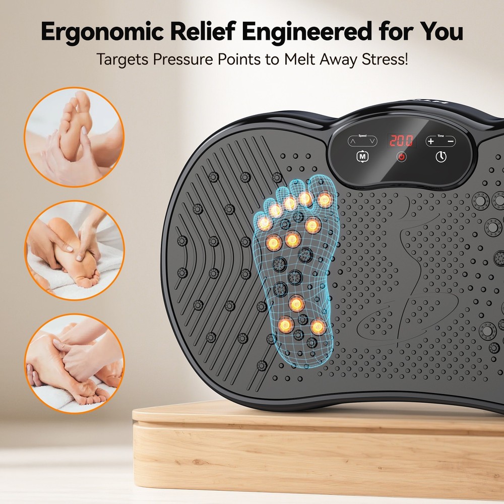 HTM Vibration plate for lymphatic drainage vibration plate exercise machine
