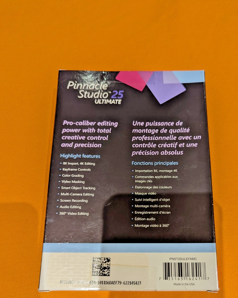 Pinnacle Studio 26 Ultimate New RETAIL BOX