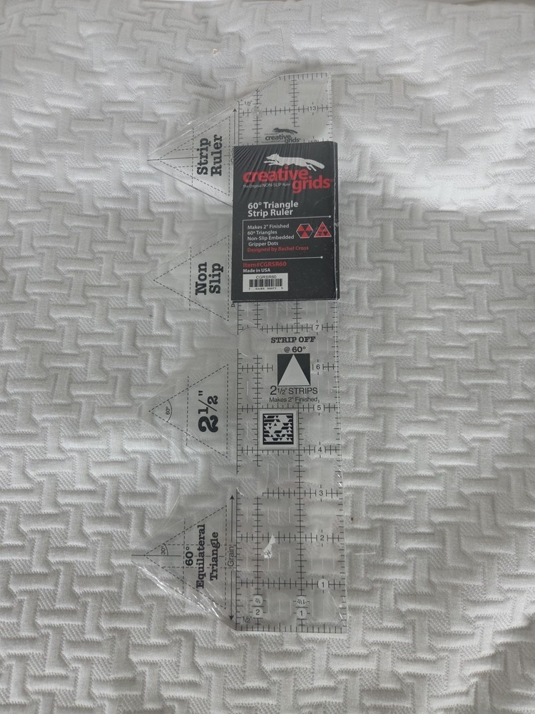 Creative Grids 60 Degree Triangle Ruler