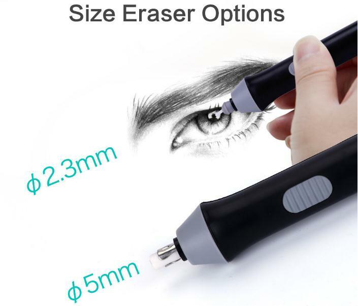 Electric Automatic Eraser Kit Automatic Pencil Eraser with 22 Rubbers