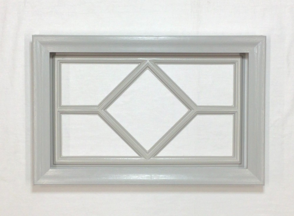Gray Amarr Garage Door Window Kit Short Panel Frame Insert Grills Glass Options