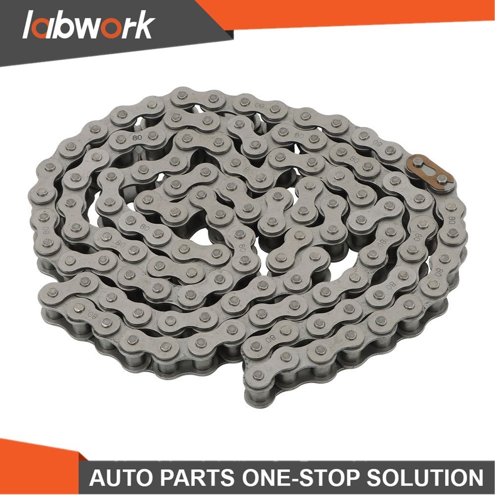 Labwork #80 Heavy Duty Roller Chain × 10 Feet With 1 Connector