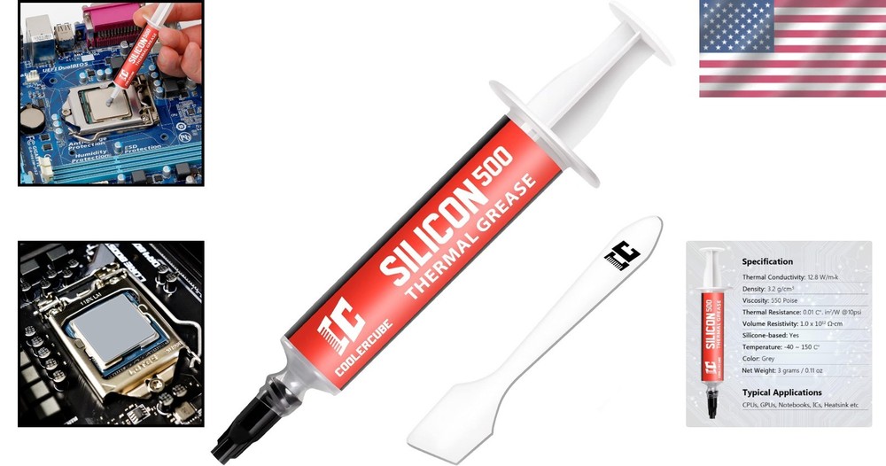 Thermal Paste 3g - High Performance CPU & GPU Thermal Compound for Heatsinks