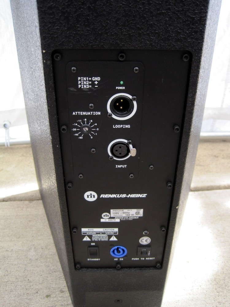 Renkus-Heinz PN121/6 680 Watt Powered Speaker for Reference Point Array