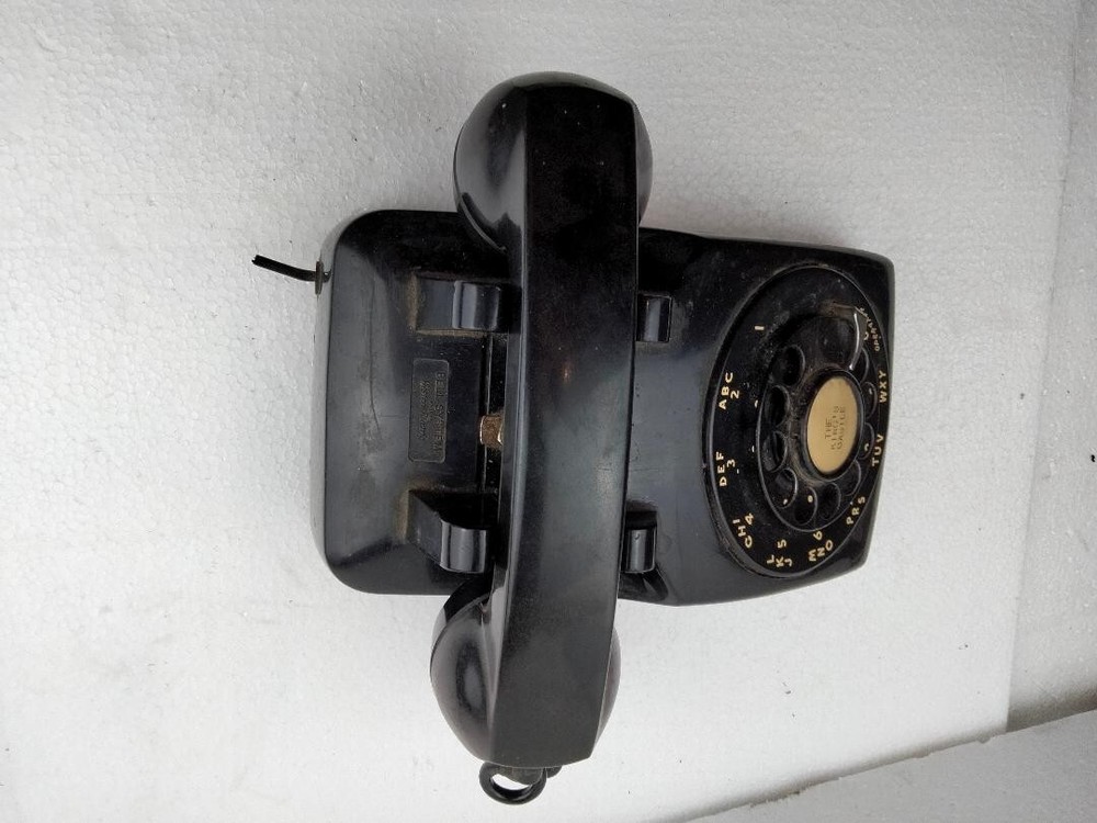 Vintage Western Electric Dial Phone Modified with On-Off Switch Same Day Ship