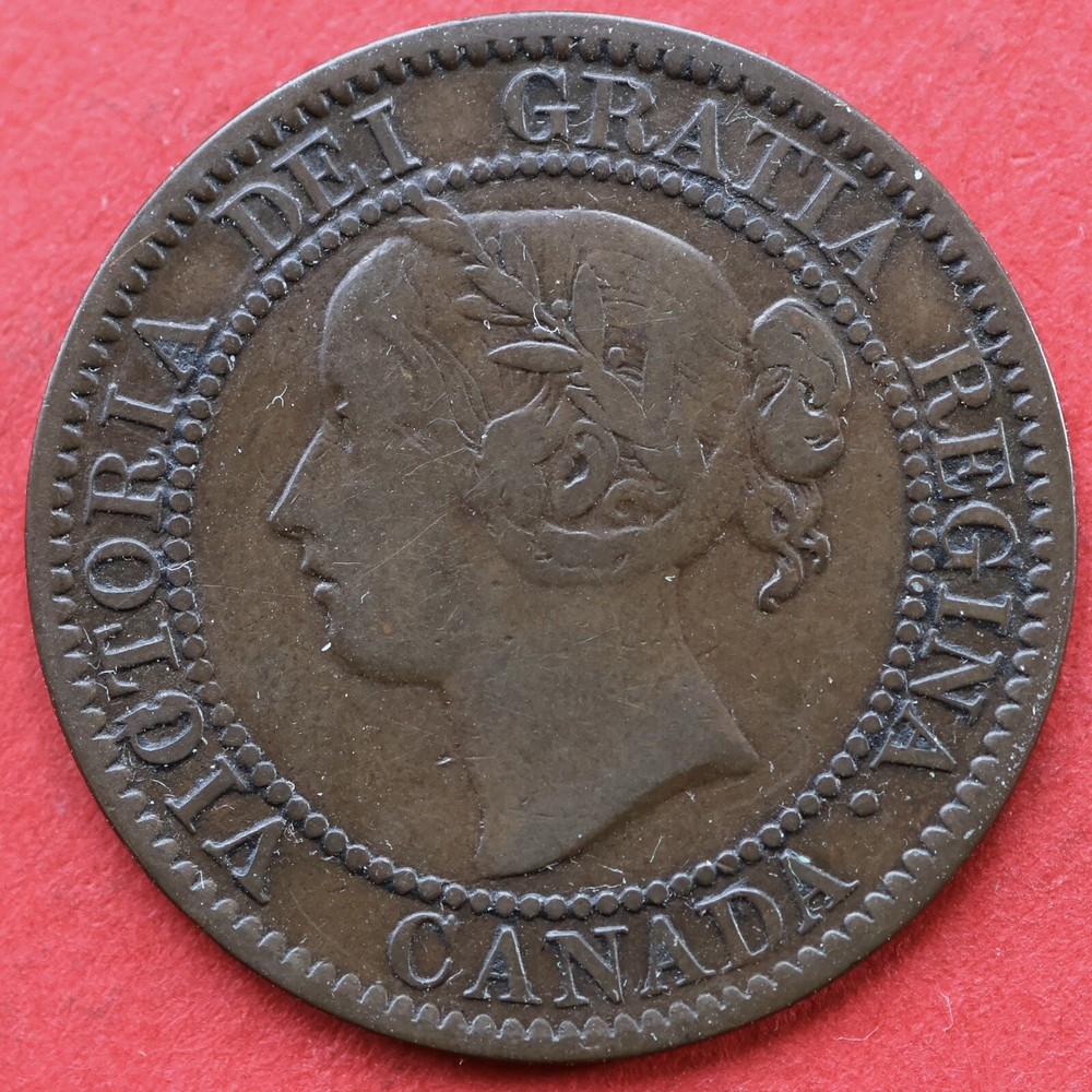 1858 Canada 1 Cent - VF - Lot#10419