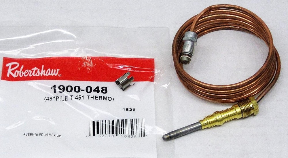 Robertshaw 1980-048 Thermocouple 48" Snap Fit Universal