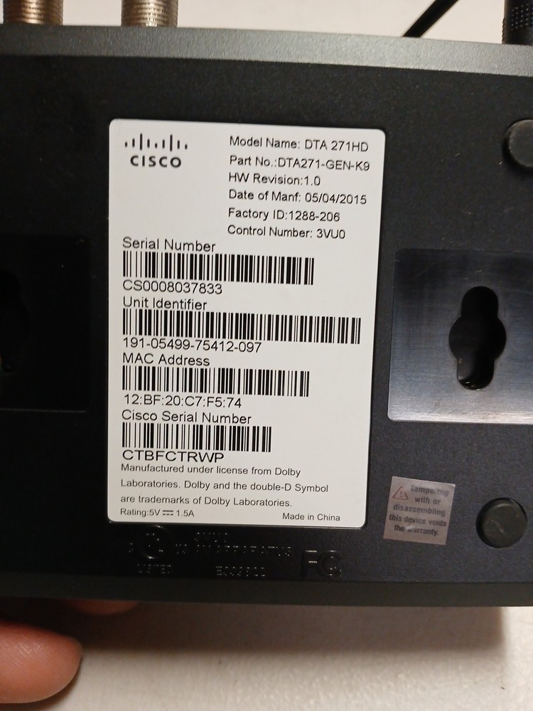 Cisco Dta 271hd