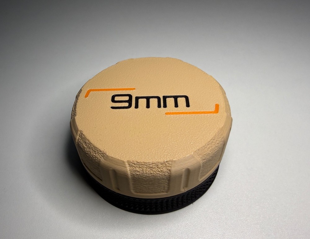 3-D Printed 9mm Ammo Box Storage Case Container 20- Round