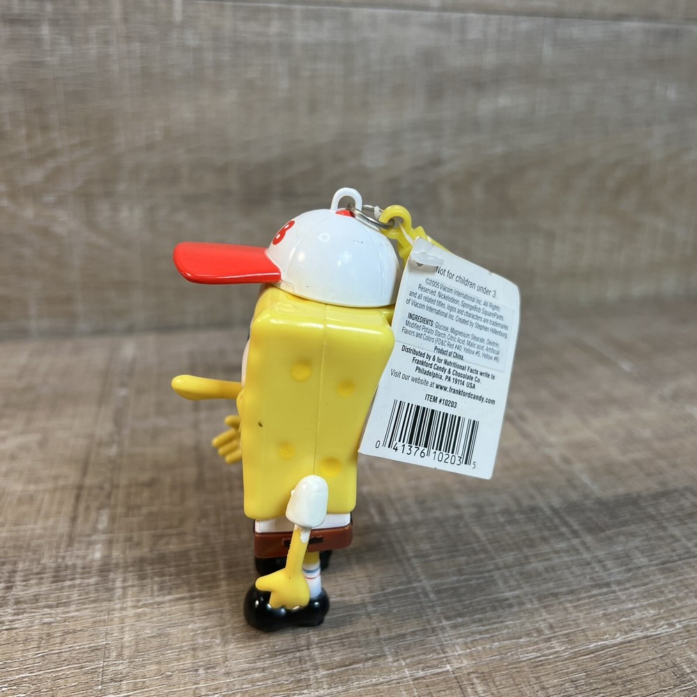 2004 SpongeBob SquarePants Candy Buddy Backpack Clip Keychain FIGURE ONLY