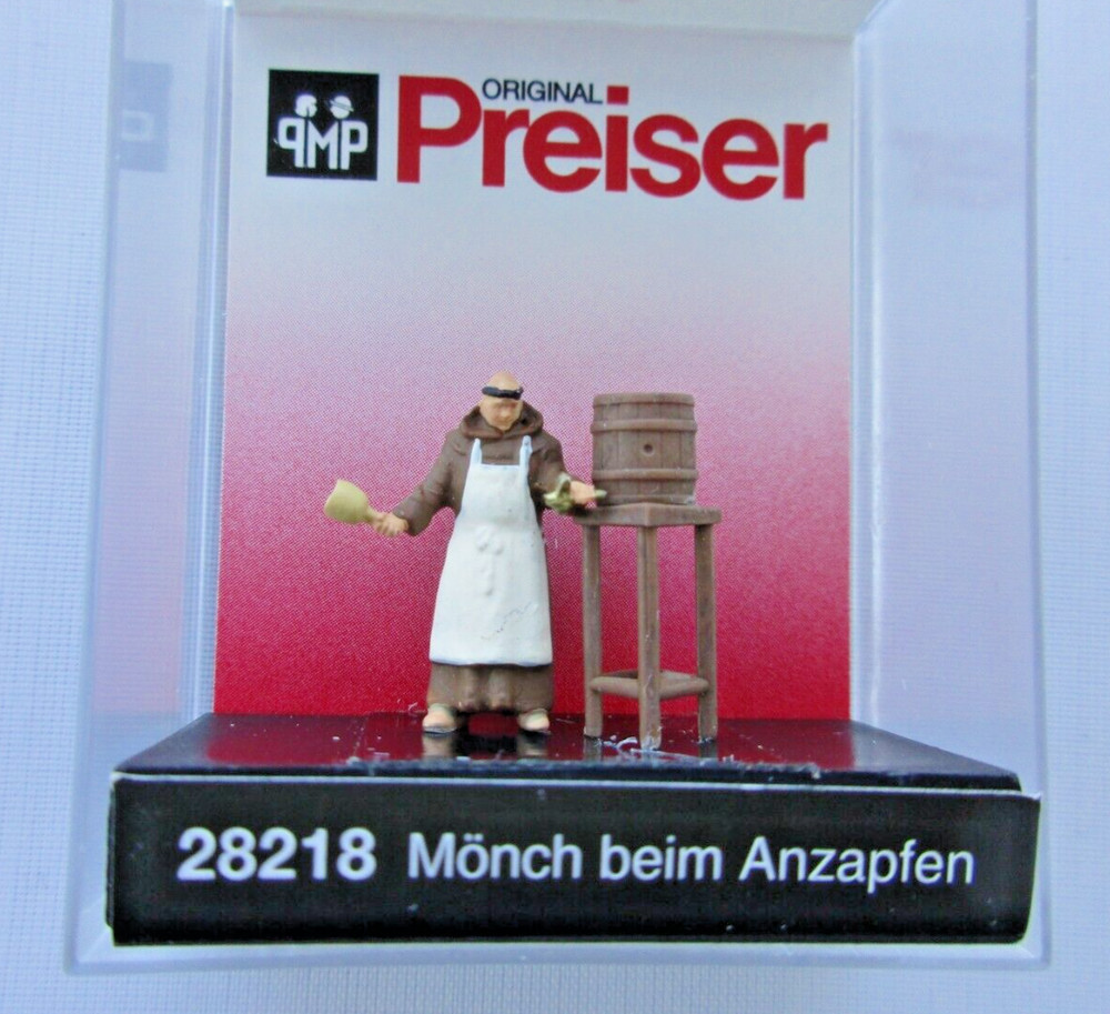 Preiser  - Friar Tapping Beer Keg  #28218
