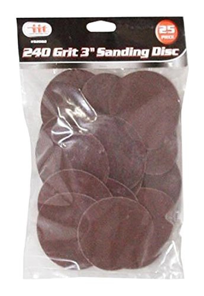 IIT 3" Sanding Disc, 240 Grit, 25 pc, #82082