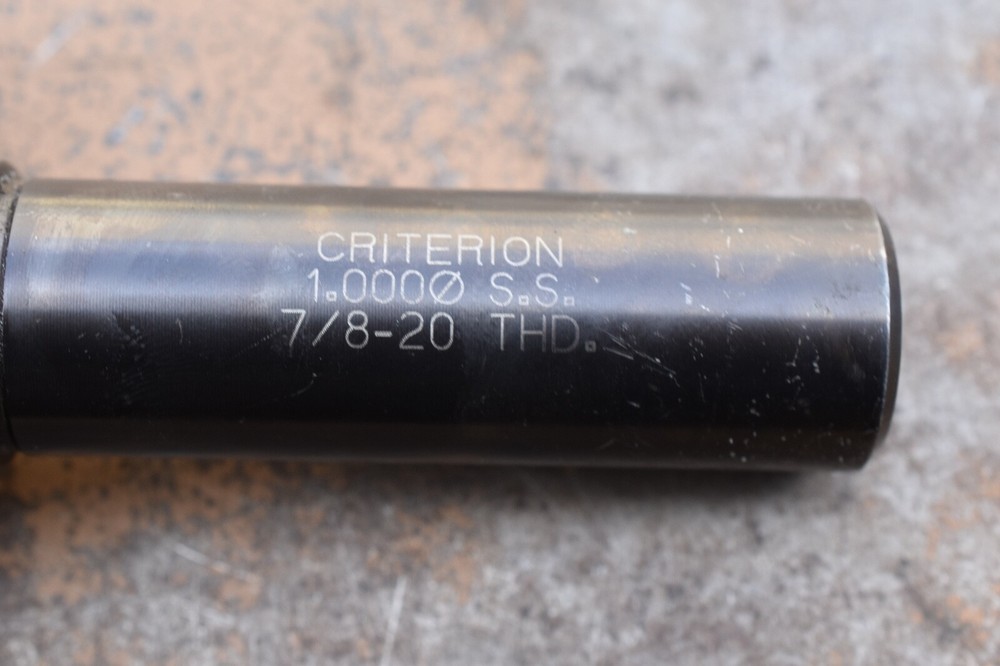 CRITERION S-1-1/2A 7/8"-20 Thread Back Square Head Boring Head with shank