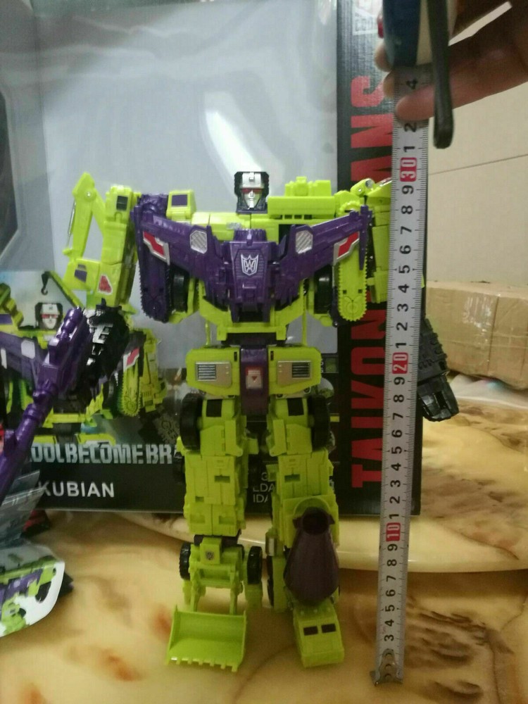 12in For G1 Transformers Robot IDW Devastator Mod Action Figure Toy Set No Box