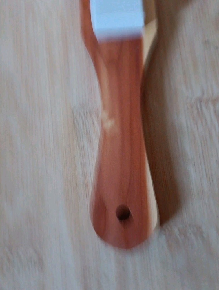 2 ARKANSAS SHARPENING STONES ON CEDAR HANDLE