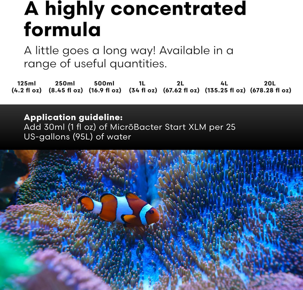Microbacter Start XLM - Concentrated Freshwater Nitrifying Bacteria - Quick Star
