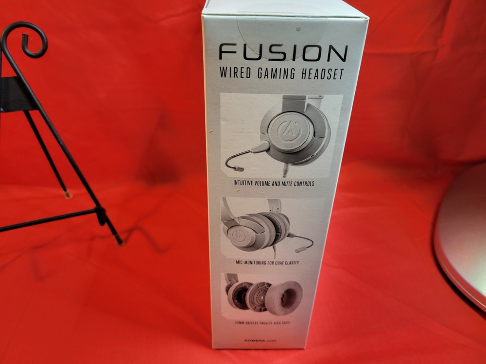 PowerA Fusion Multi Platform Gaming Headset Wired PS4 Xbox One PC MAC White NEW
