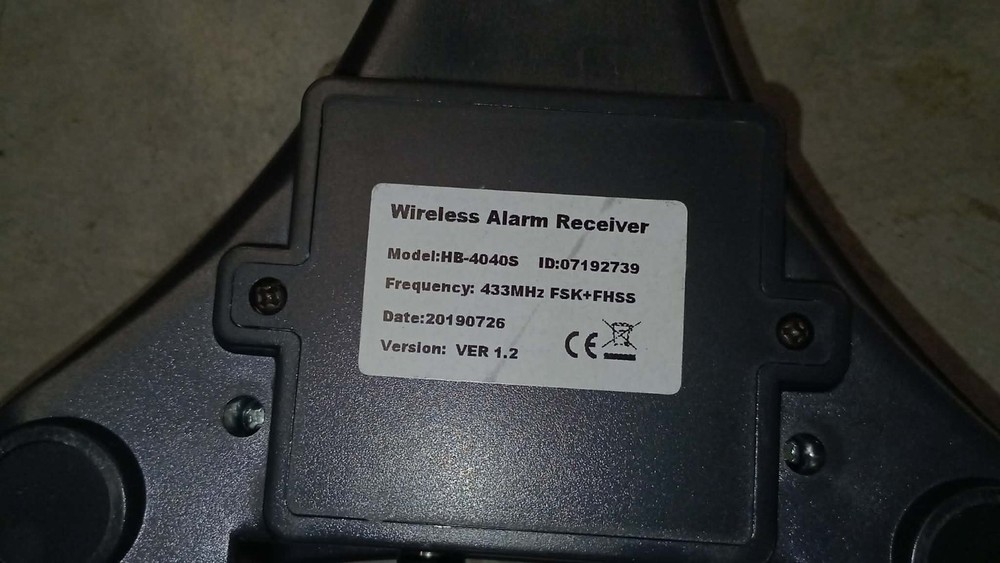 HTZSAFE Solar Wireless Driveway Alarm System Receiver