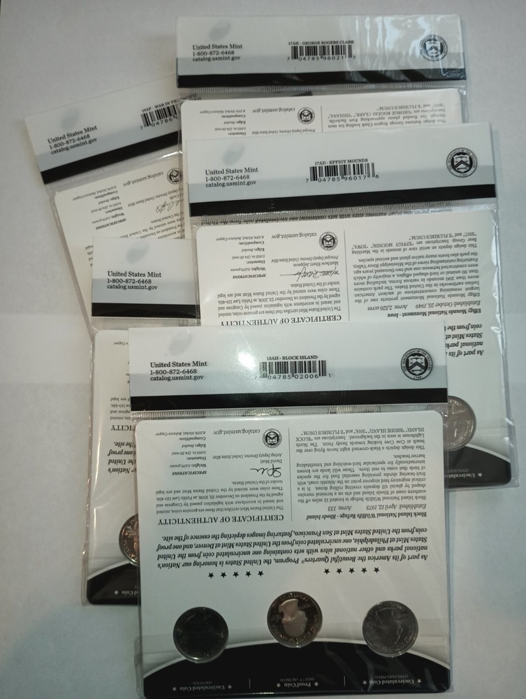 US MINT PDS QUARTER THREE COIN SET LOT !