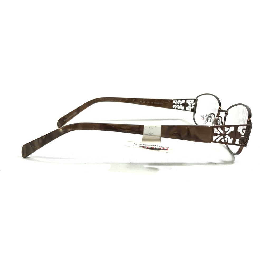 Roberto Steffani AS 79 COL 10 Eyeglasses Frames Brown Rectangular 53-16-135