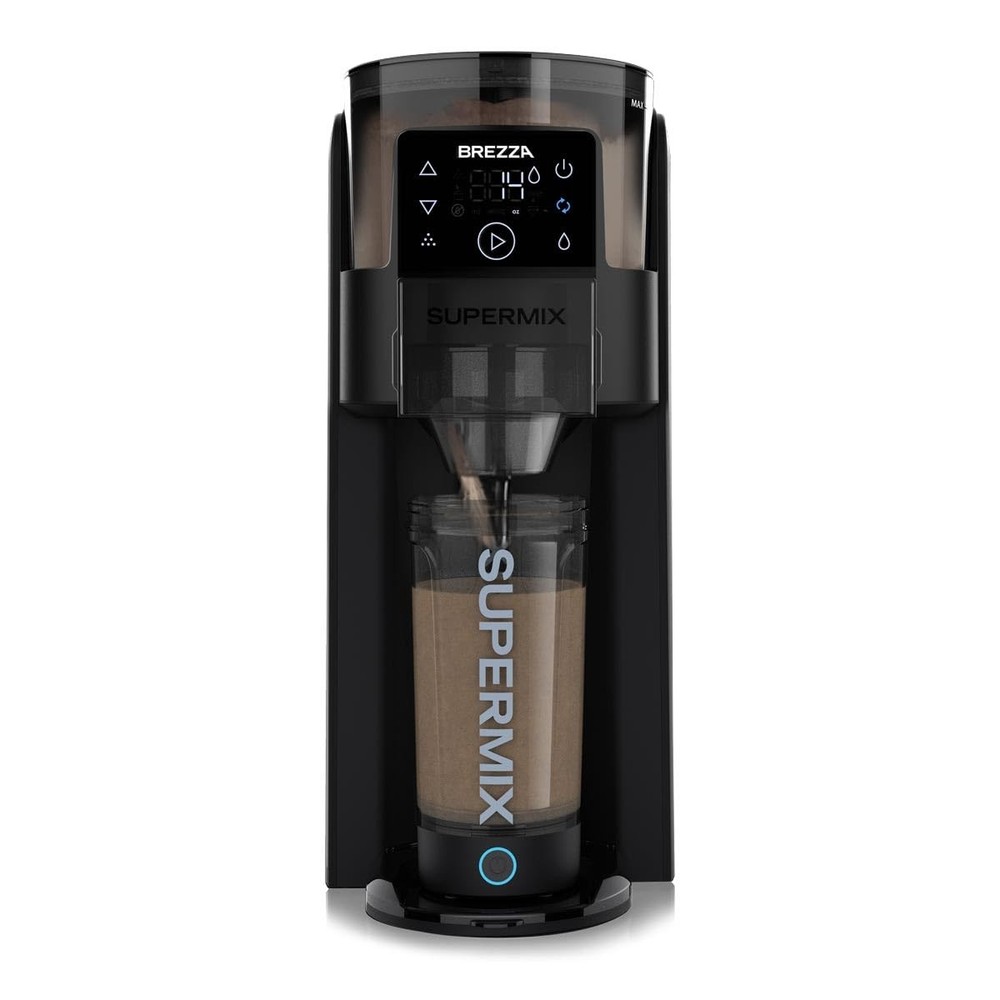 BREZZA Supermix Automatic Protein Shake Maker – Electric Powder Dispenser