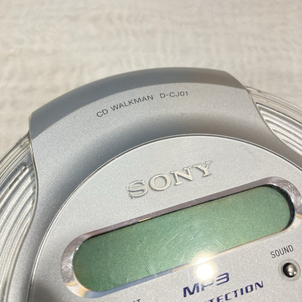 Sony Walkman D-CJ01 Portable CD MP3 Disc Player - Tested