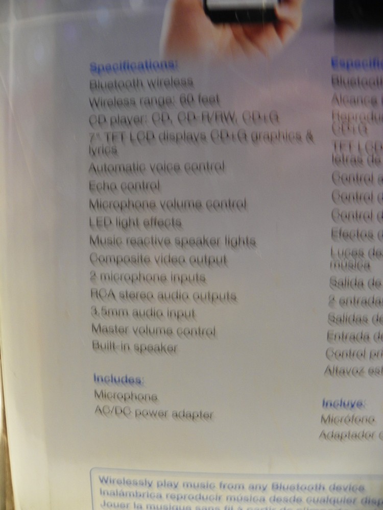 iLive IJMB587B Karaoke System with Bluetooth