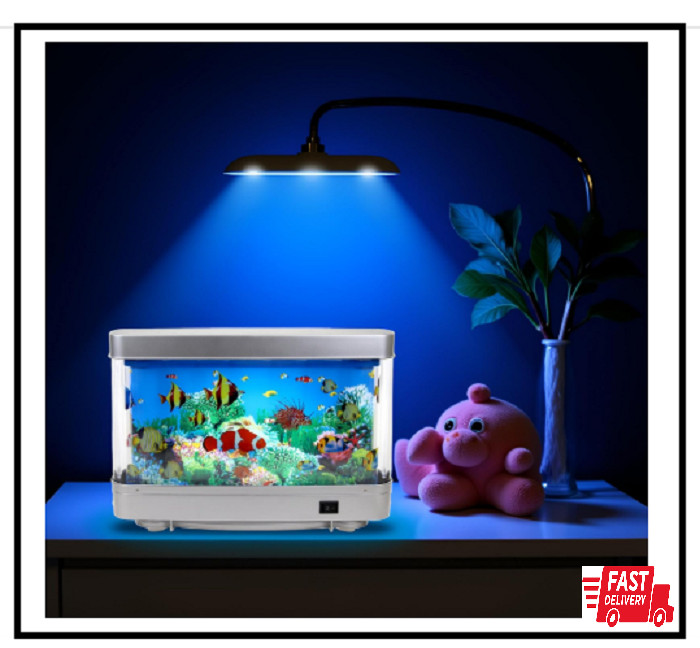 Lightahead Artificial Tropical Fish Aquarium Decorative Lamp Virtual Ocean in A