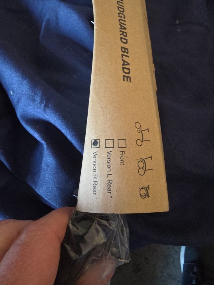 Brompton Rear Mudguard Blade VERSION R REAR