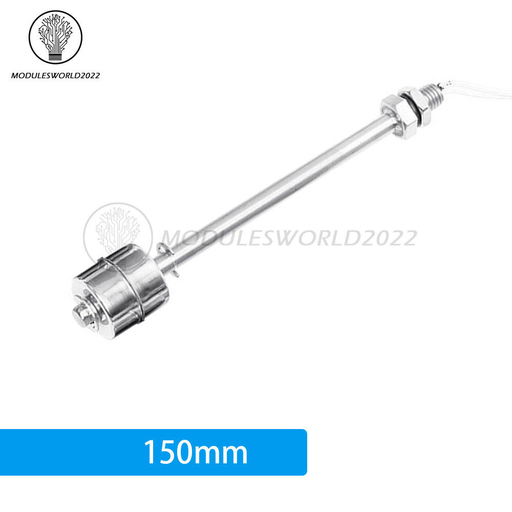 Water Level Sensor Liquid Float Switch Stainless Steel 45mm 75mm 100mm 200mm