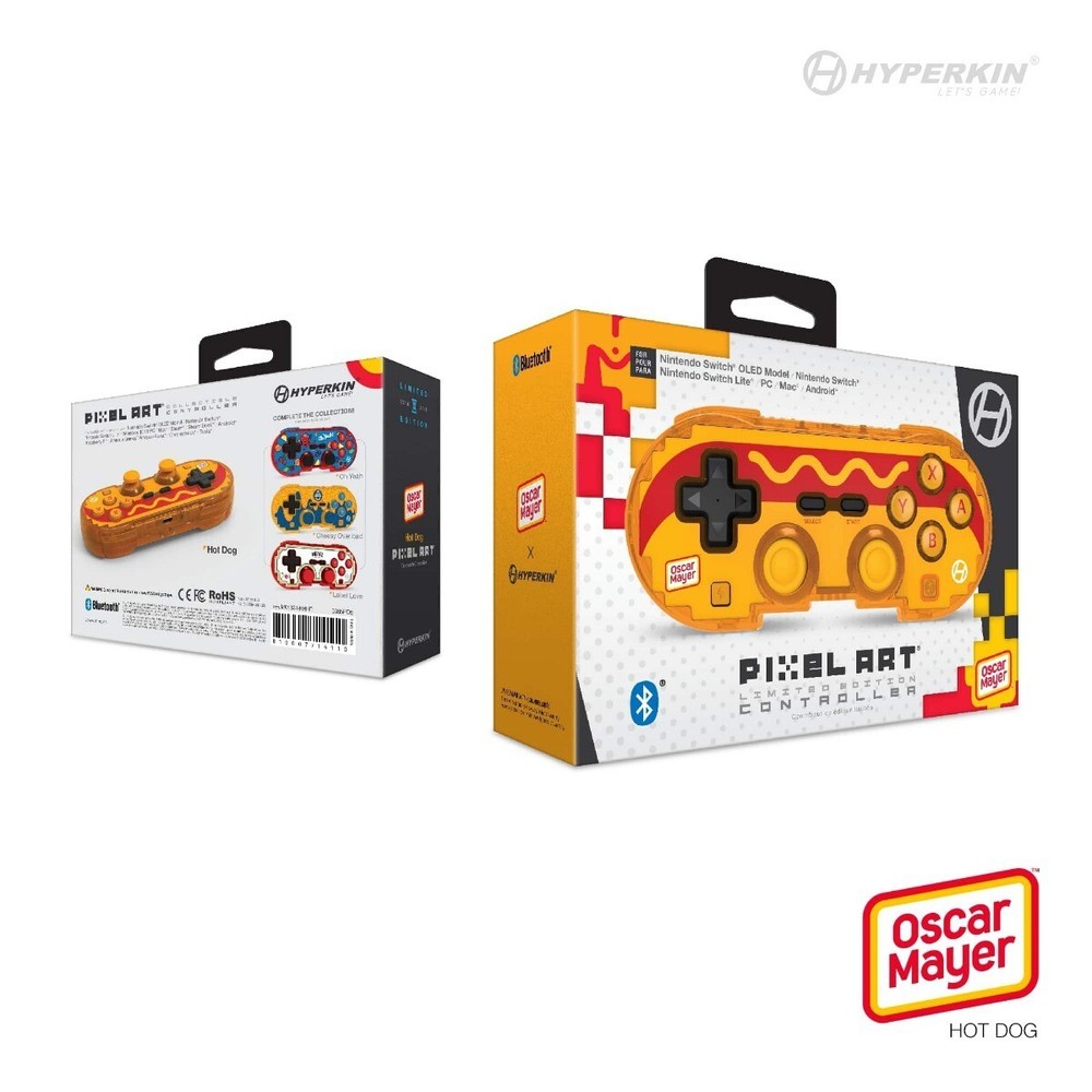 Hyperkin Bluetooth Controller Oscar Mayer Edition for Nintendo Switch, PC & Mac