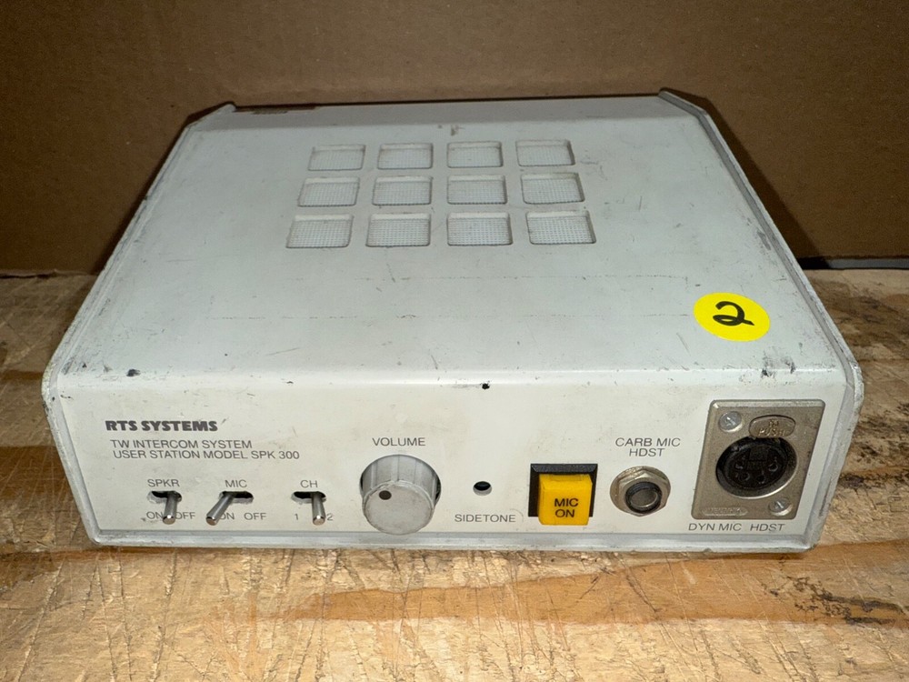 RTS SYSTEMS TW INTERCOM SYSTEM USER STATION MODEL SPK-300 (#2)