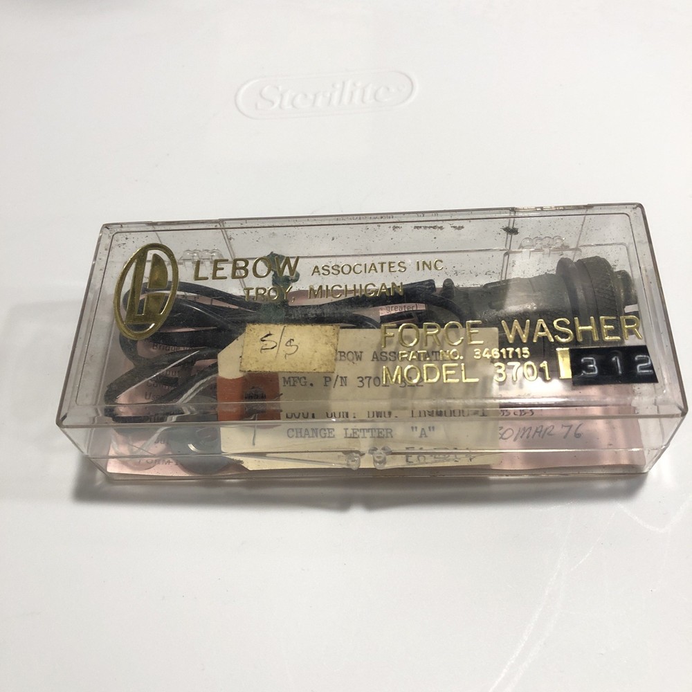 Lebow force washer model 3701-312 (bolt force sensor) New Old Stock